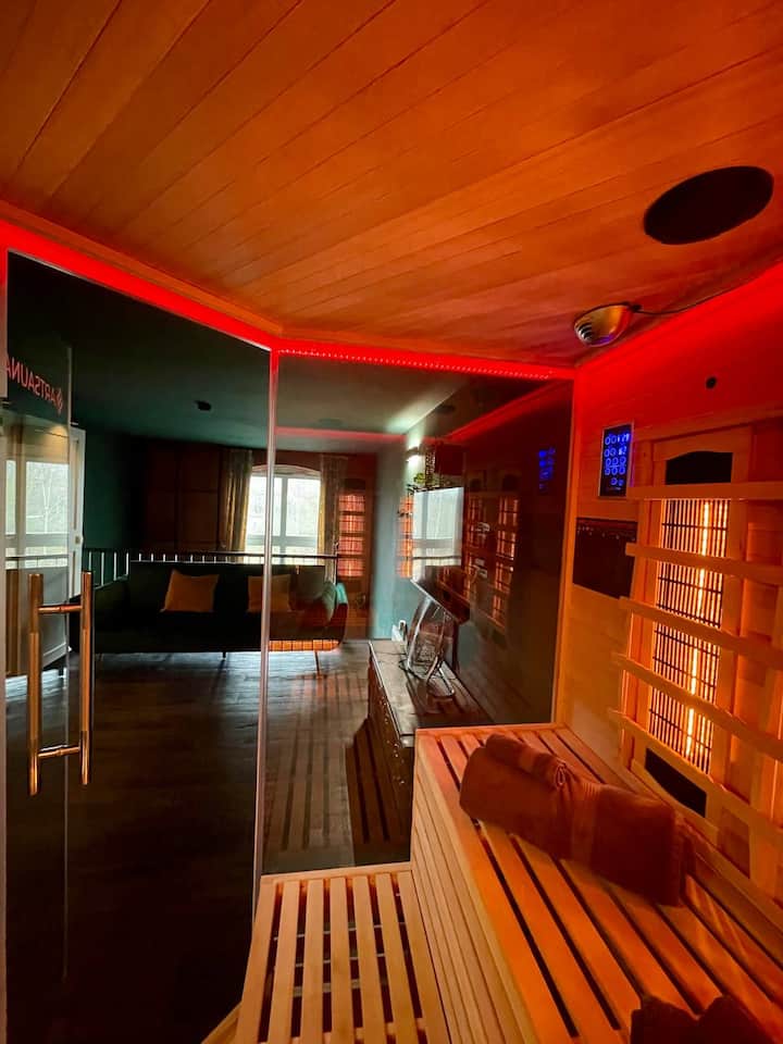 Indoor-Infrarot Sauna - Wohnung 1, EG links für max. 5 Personen