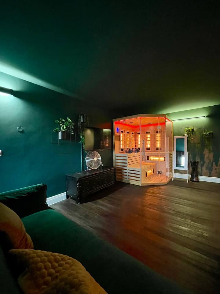 Indoor-Infrarot Sauna - Wohnung 1, EG links für max. 5 Personen